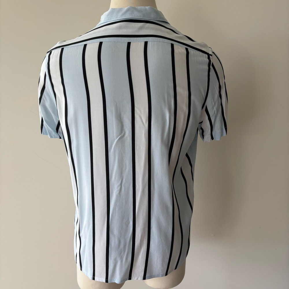 Express Striped Button Up Shirt - Picture 3 of 8